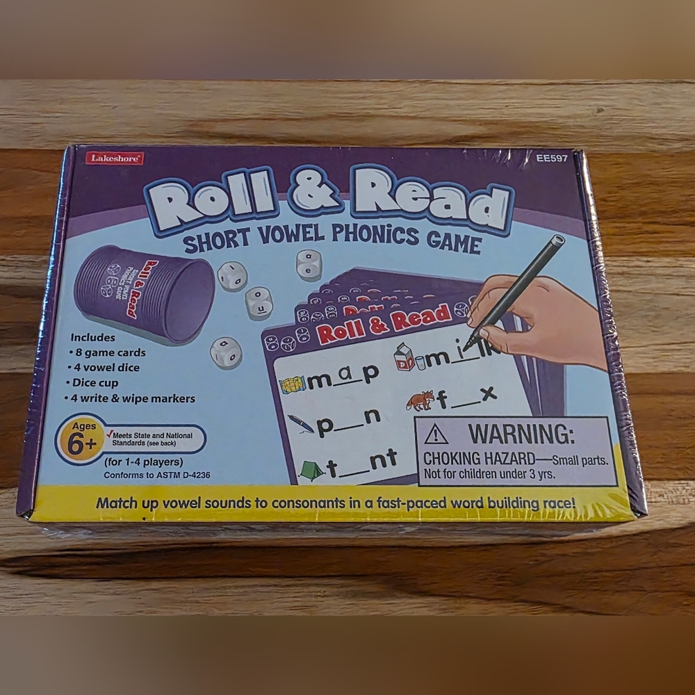 Read & Read Phonics Game- Short Vowel